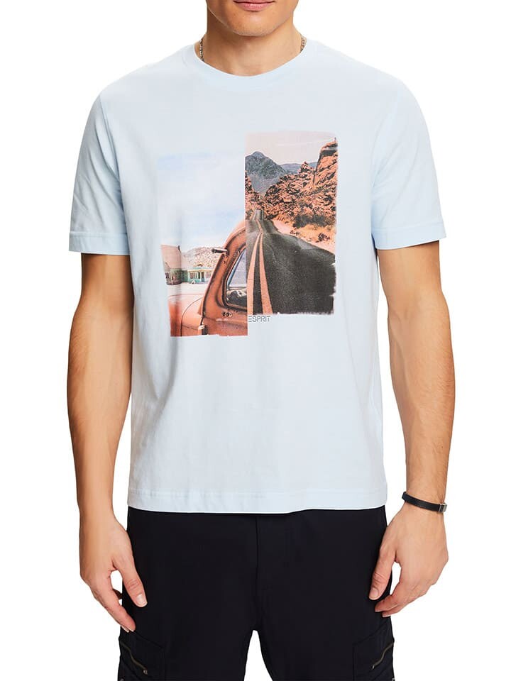 

Футболка ESPRIT, голубой