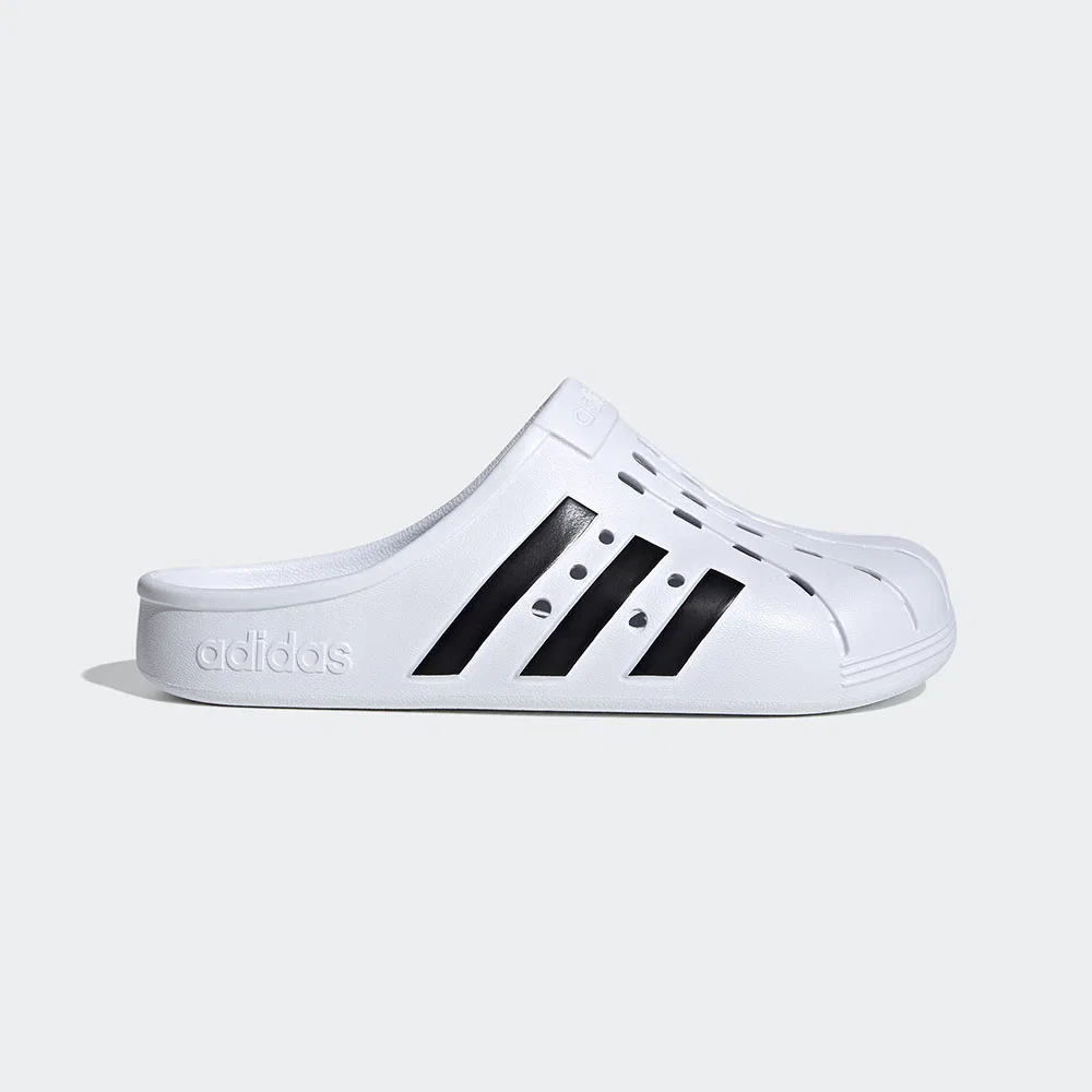 Мужские белые сабо Adilette Clog от Adidas
