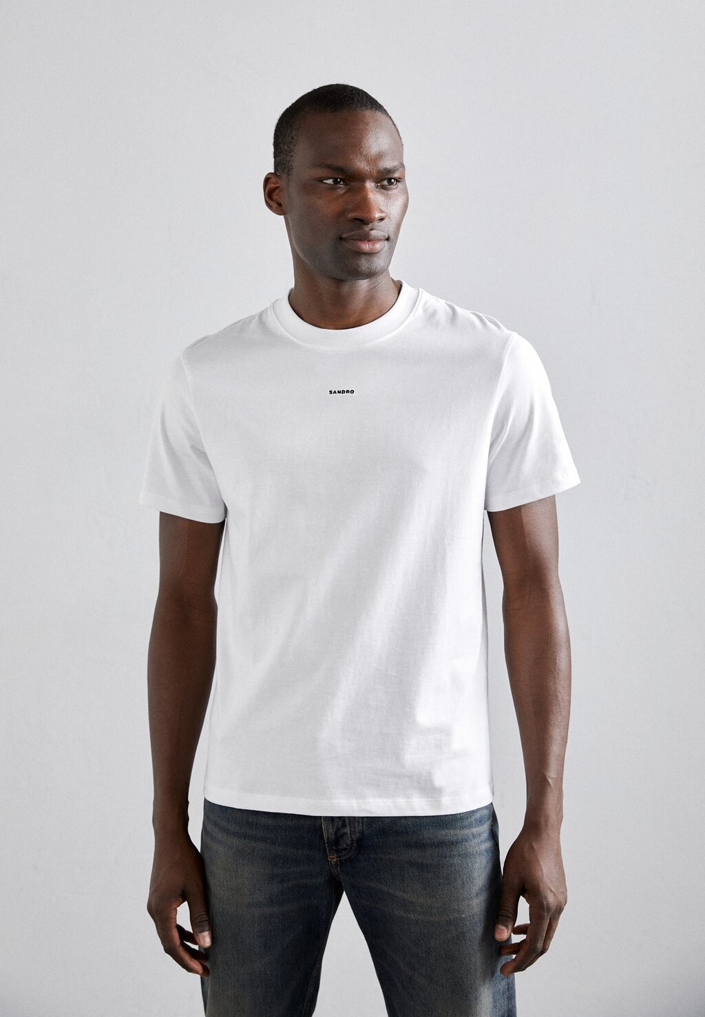 

Футболка базовая TEE sandro, цвет blanc