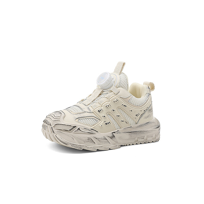 Детские кроссовки Kids Low-top Rice White Wiping Color Jeep, белый — фото 2