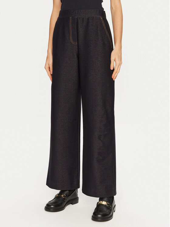 

Широкие брюки из ткани Max Mara Leisure, синий