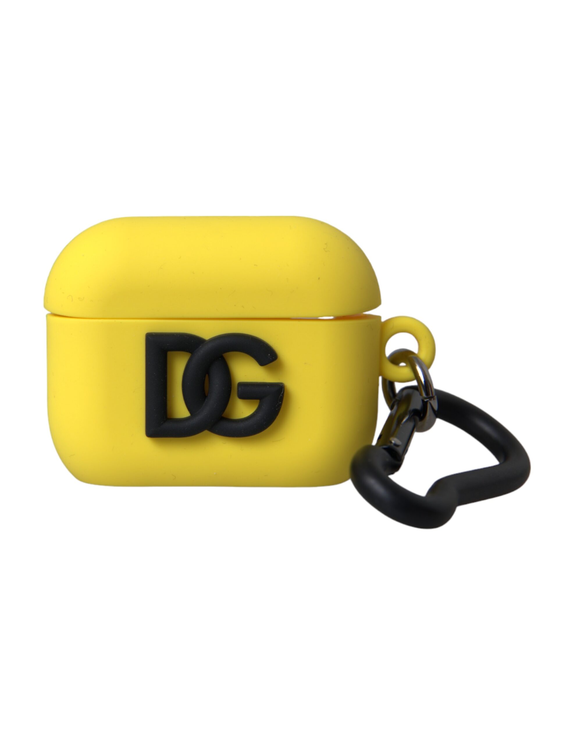 

Желтый силиконовый чехол для Airpods с тисненым логотипом Dolce & Gabbana