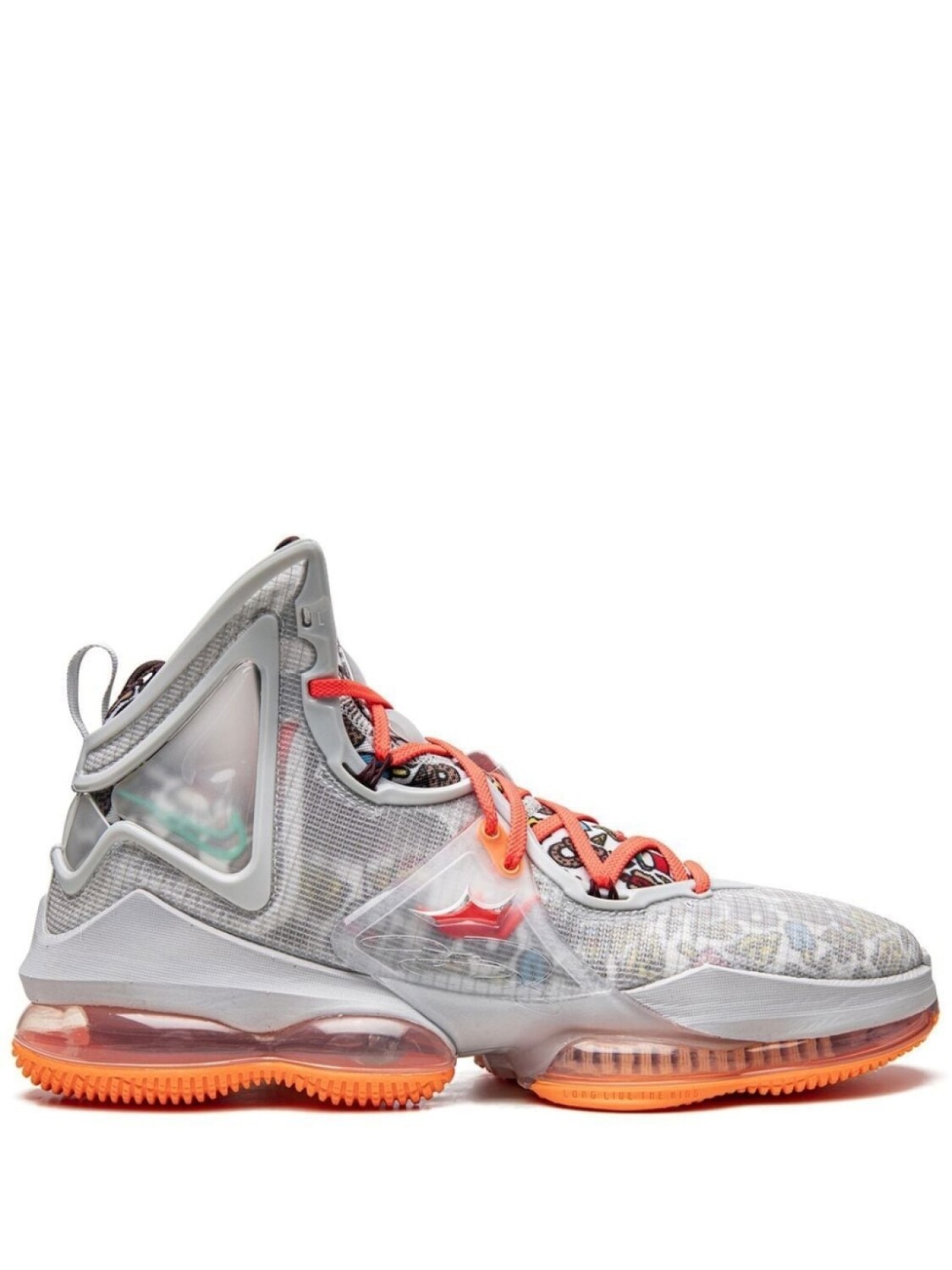 

Nike высокие кроссовки Lebron 19, серый