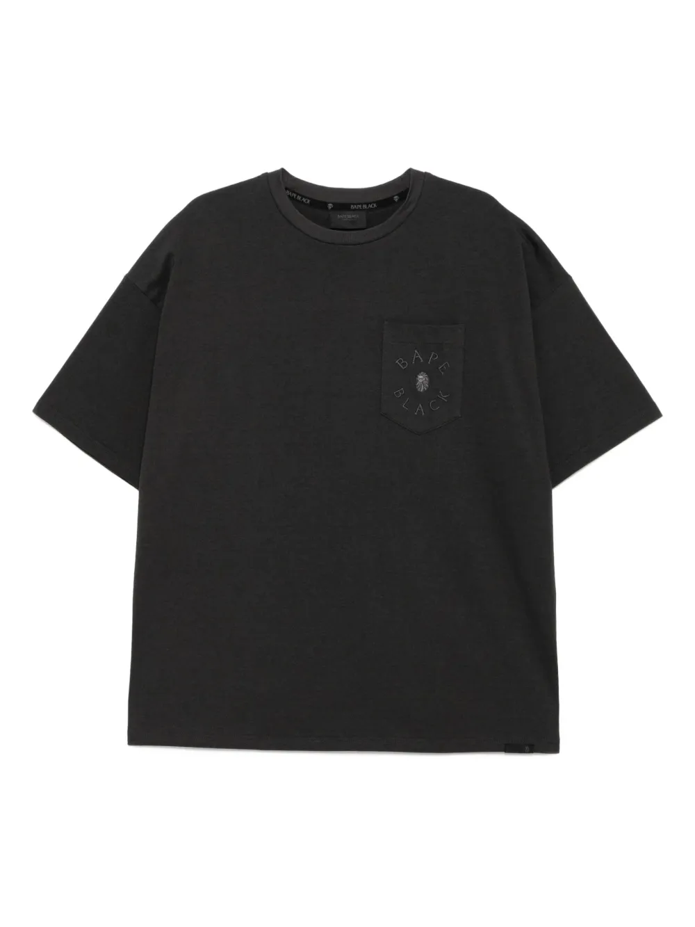 

Футболка с вышитым логотипом BAPE BLACK *A BATHING APE, серый