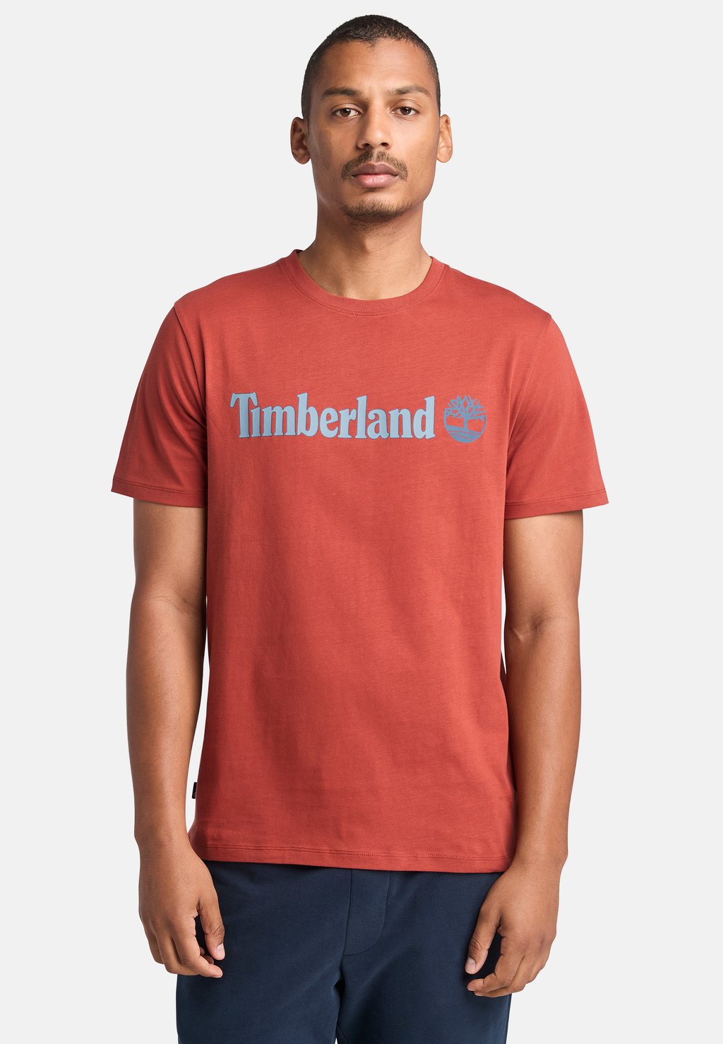 

Футболка с принтом LINEAR LOGO Timberland, темно-красный