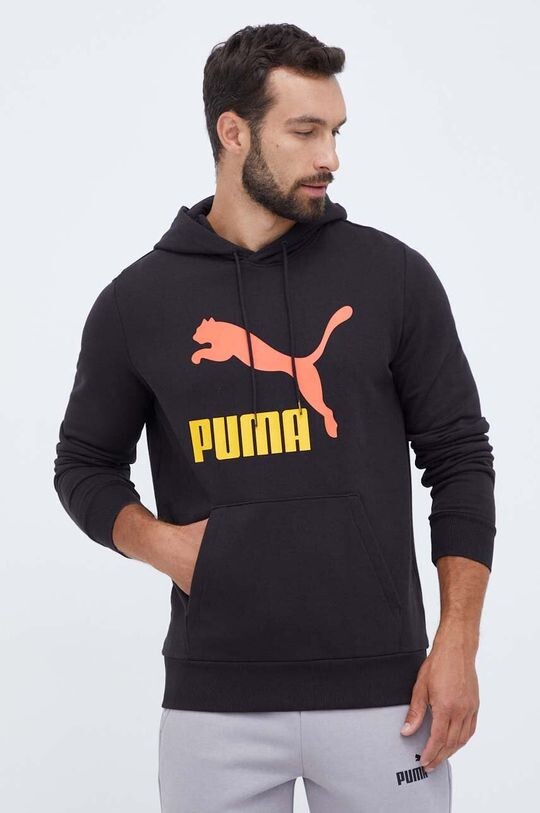 

Хлопковая толстовка Puma, черный