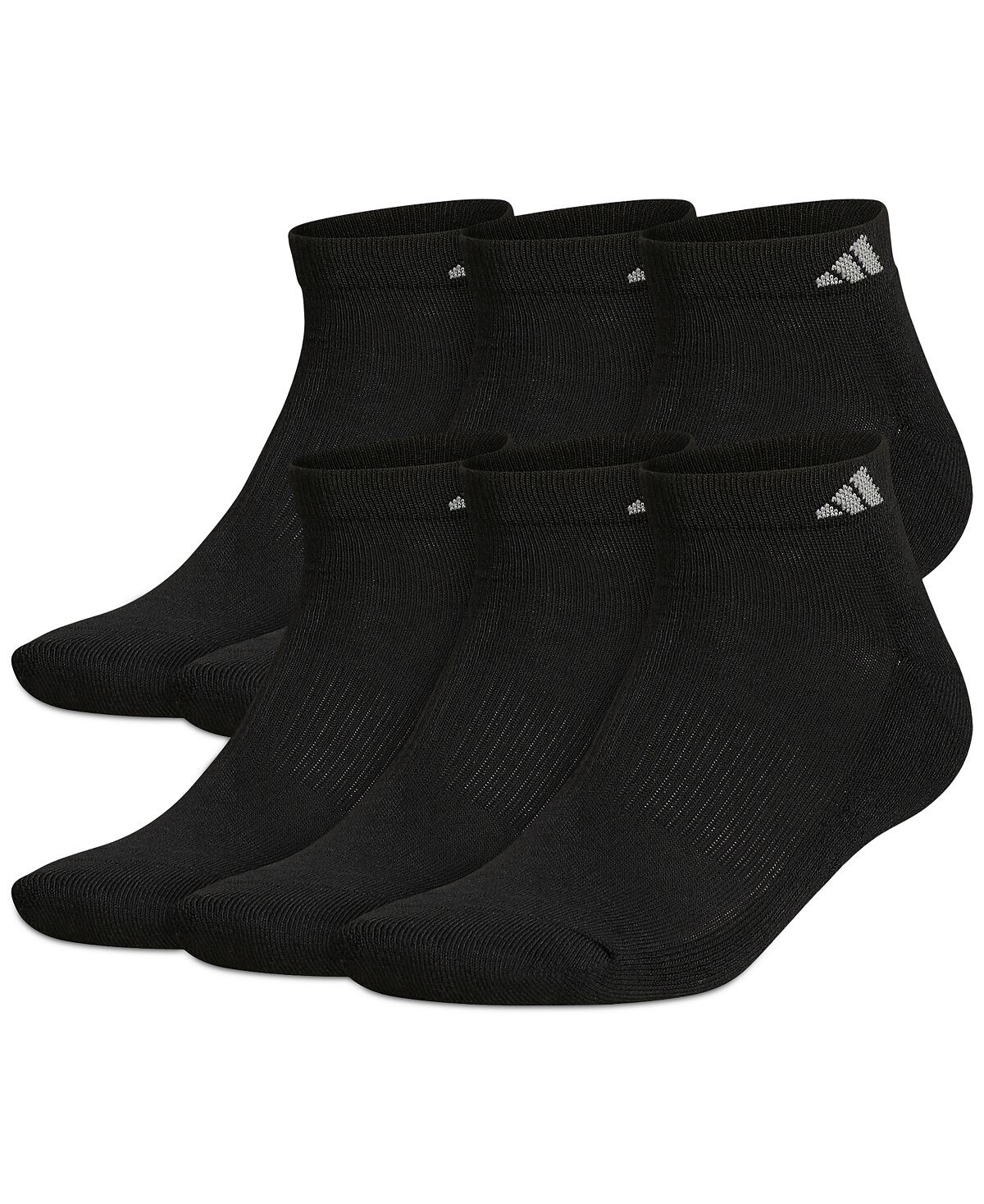 Мужские спортивные носки с мягкой подкладкой, 6 пар низких носков adidas — фото 2