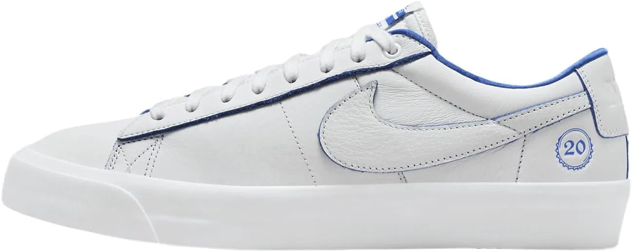 Мужские скейтбордистские кроссовки Nike SB Blazer Low Pro GT Premium (FZ1300-100, Summit White/White)