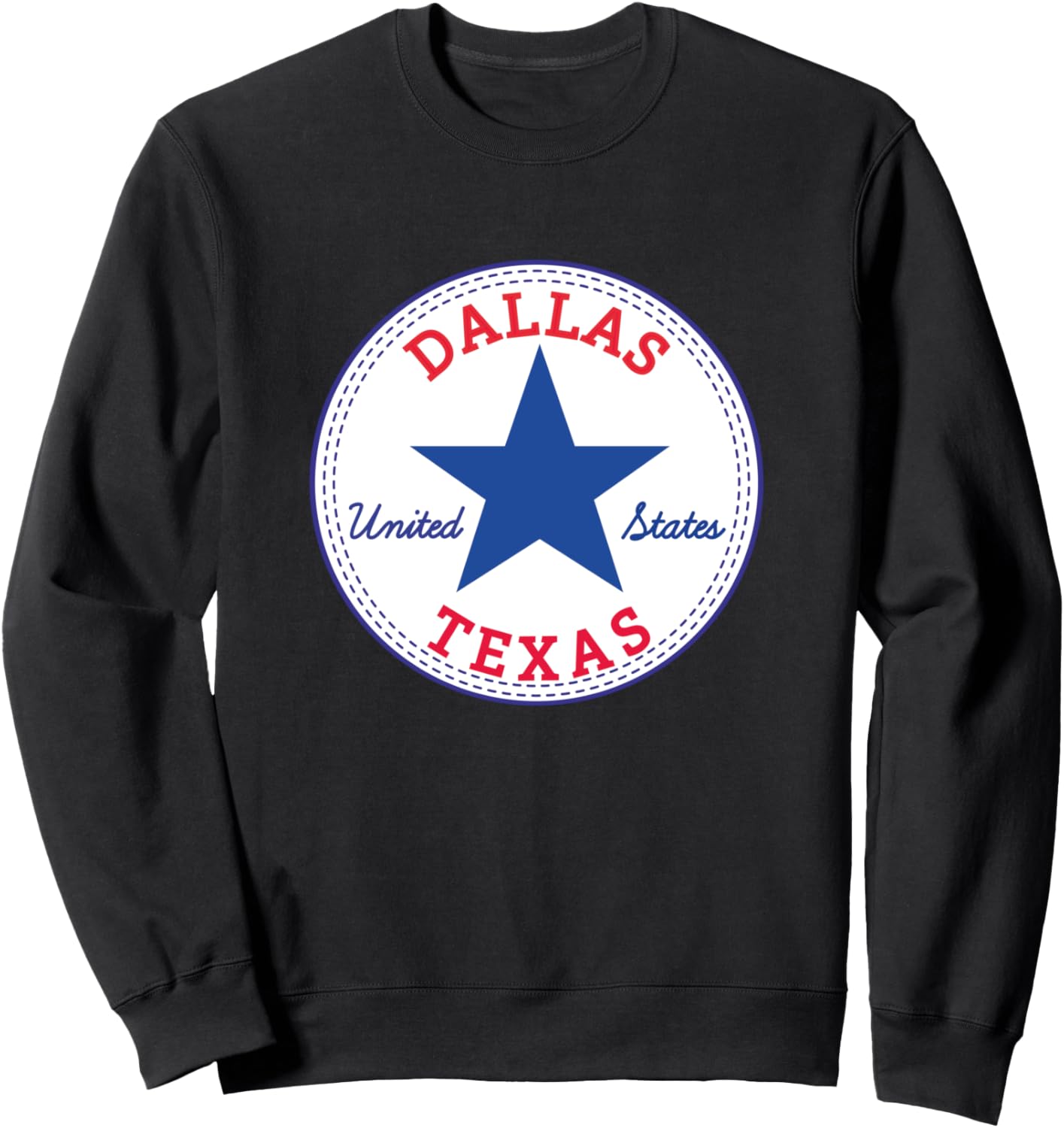 

Даллас, Техас, США, серфер, скейтбордист, одежда Star, толстовка Dallas Texas Usa United States Urban Cowboy Outfit, черный
