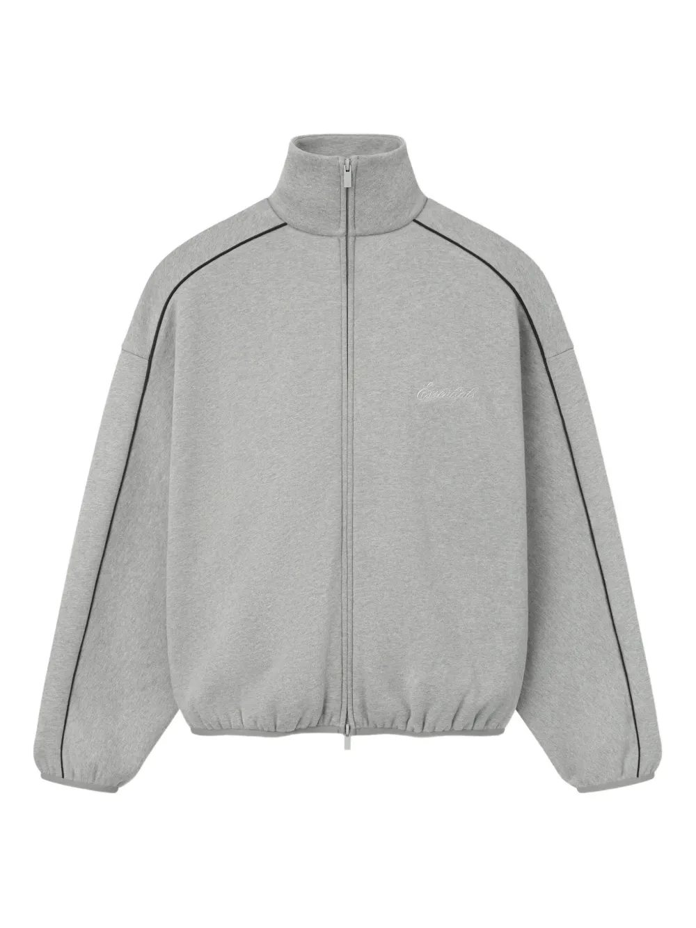 

Спортивная куртка на молнии с вышитым логотипом FEAR OF GOD ESSENTIALS, серый