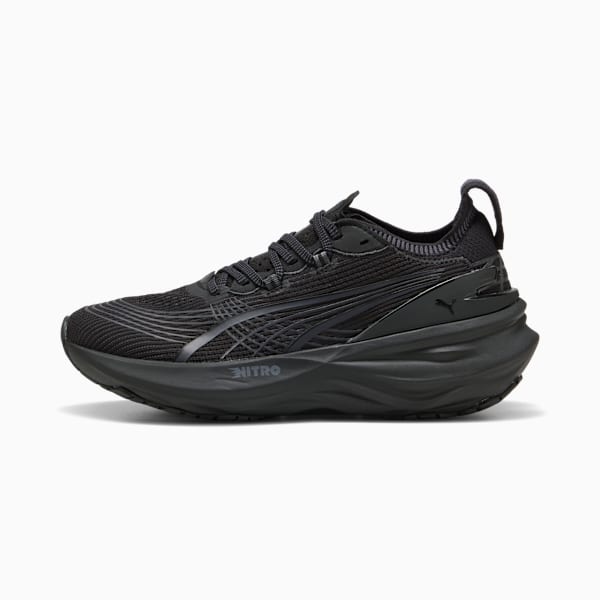 Женские кроссовки для бега по шоссе с широкими ступнями Foreverrun Nitro 2 Puma, черный