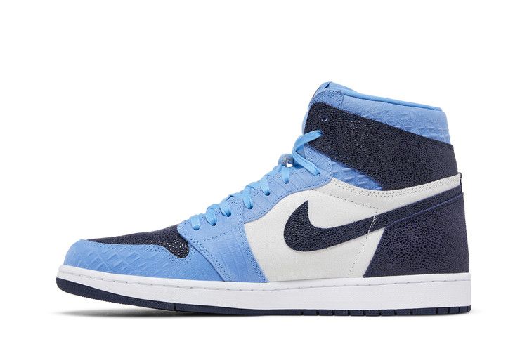 Кроссовки Air Jordan Air Jordan 1 Retro High OG 'UNC' PE, синий — фото 4
