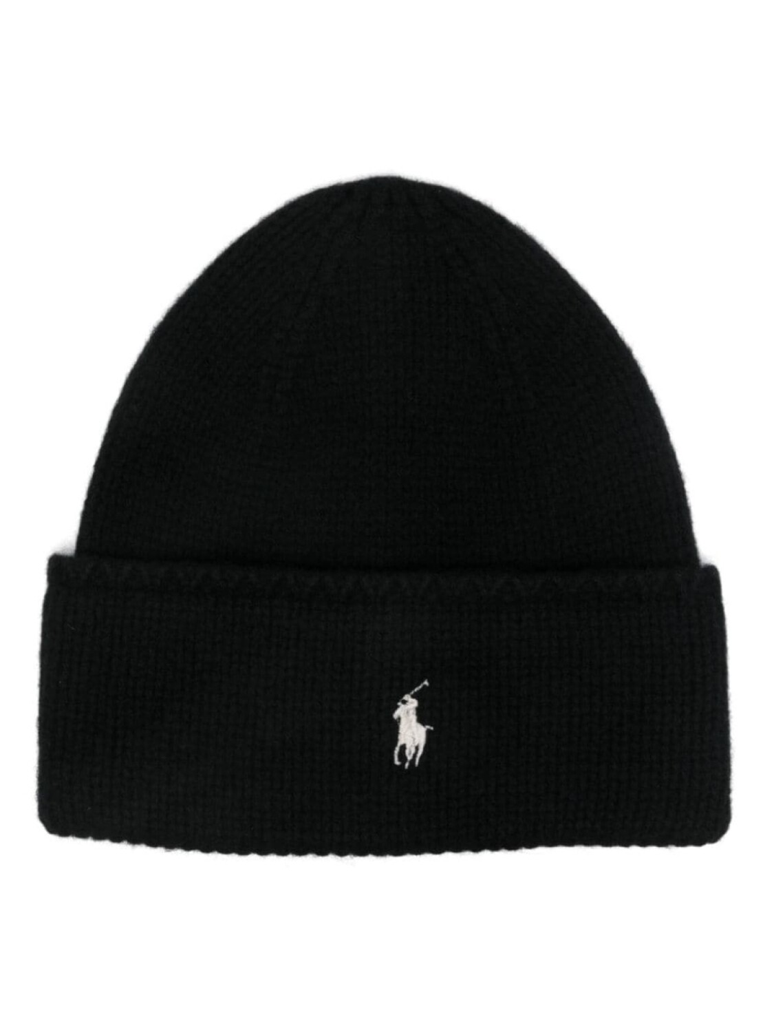 

Шапка-бини с вышивкой Polo Ralph Lauren Polo Pony, черный