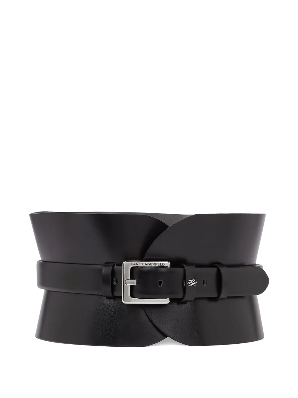 

Многофункциональный кожаный ремень Essential KARL LAGERFELD, черный