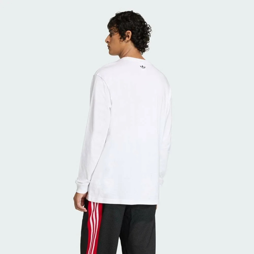 Футболка с длинным рукавом GFX Adidas, white — фото 2