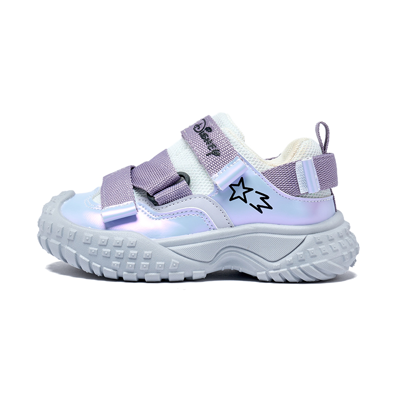 

Дышащие амортизирующие низкие детские беговые кроссовки для детей 3-7 лет Disney, светло-фиолетовый