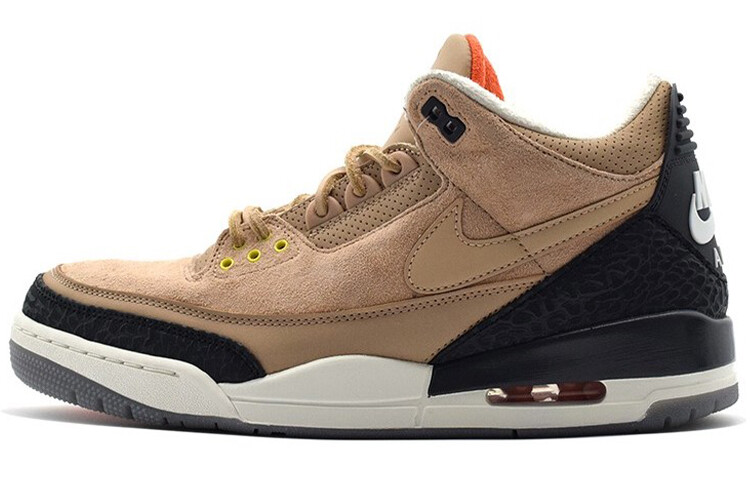 

Кроссовки JORDAN 3 Retro Jth Bio Beige, Коричневый, Кроссовки JORDAN 3 Retro Jth Bio Beige