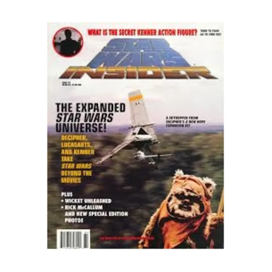 

Журнал #31 "Wicket Unleashed, Building a Better Jedi Man Who Filmed Star Wars", Star Wars Insider #023 - #50 (WOTC)