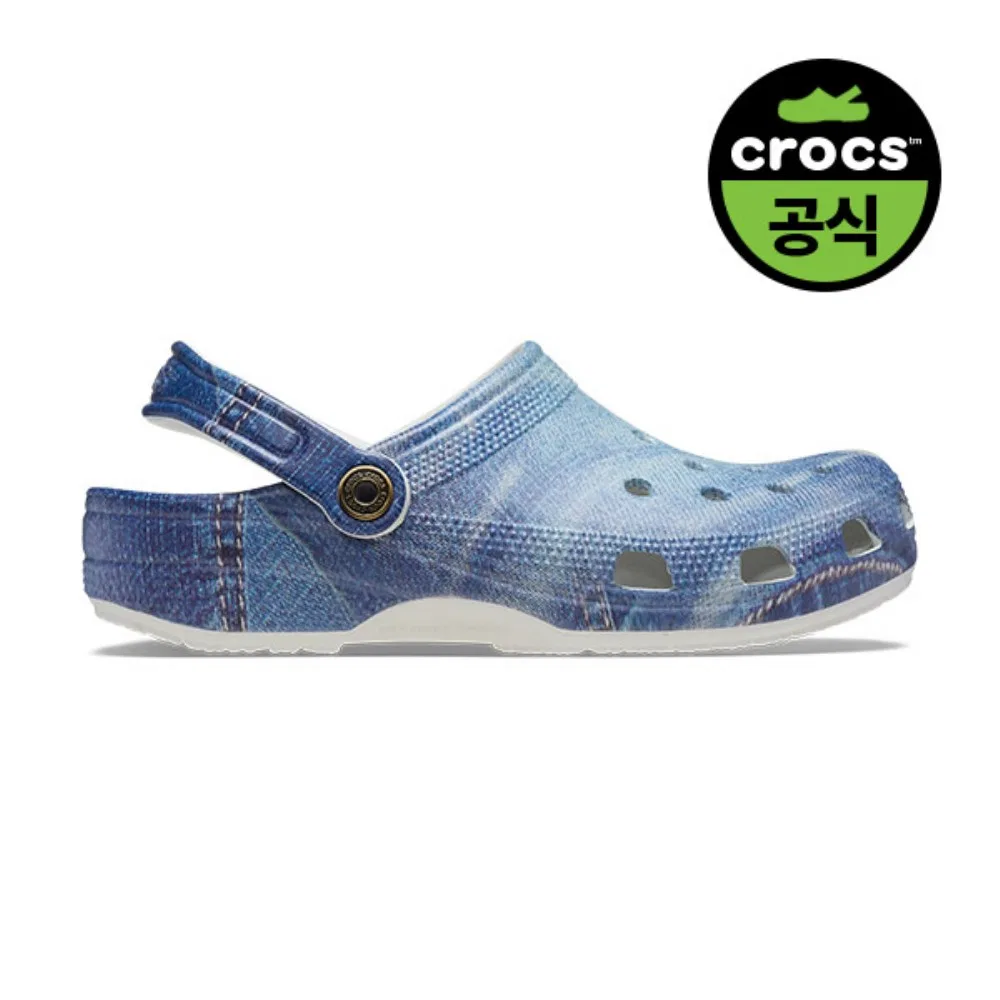 Мужские классические клоги Classic Denim Moon от Crocs — фото 3