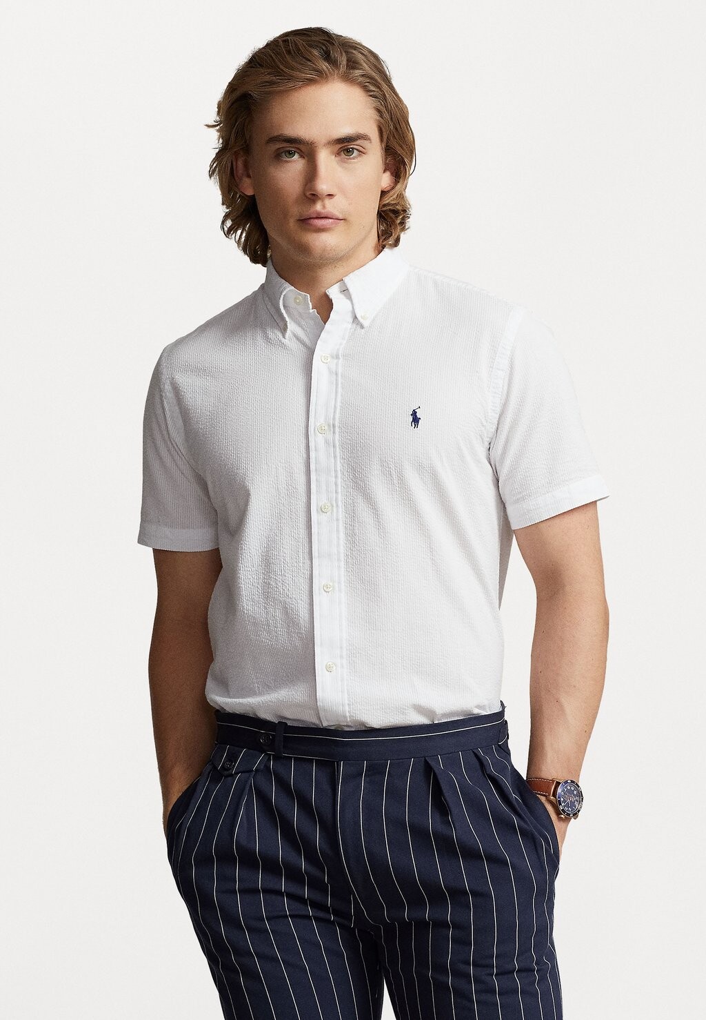 

Рубашка SHORT SLEEVE Polo Ralph Lauren, цвет white