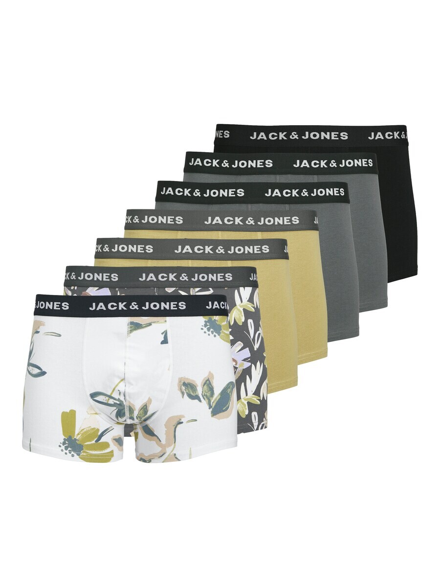 

Трусы JACK & JONES Boxer shorts, цвет dark grey/khaki/black/white