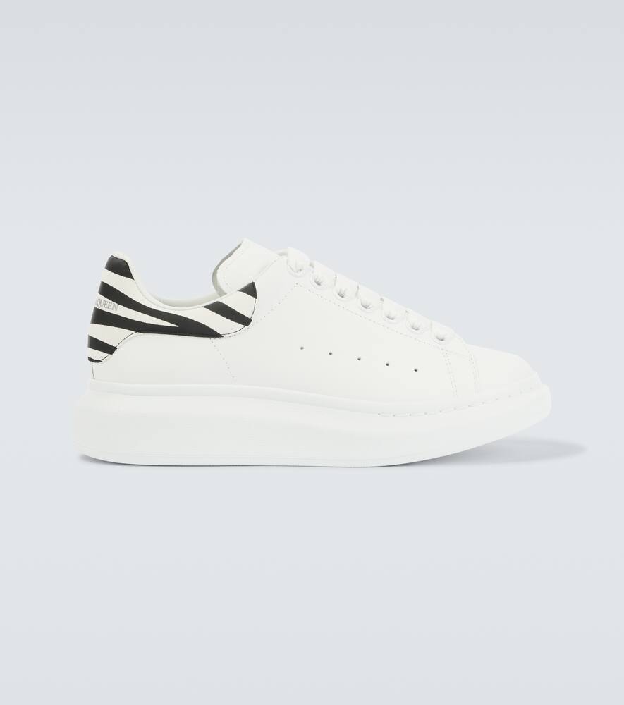 

Массивные кожаные кроссовки McQueen, White/White Black