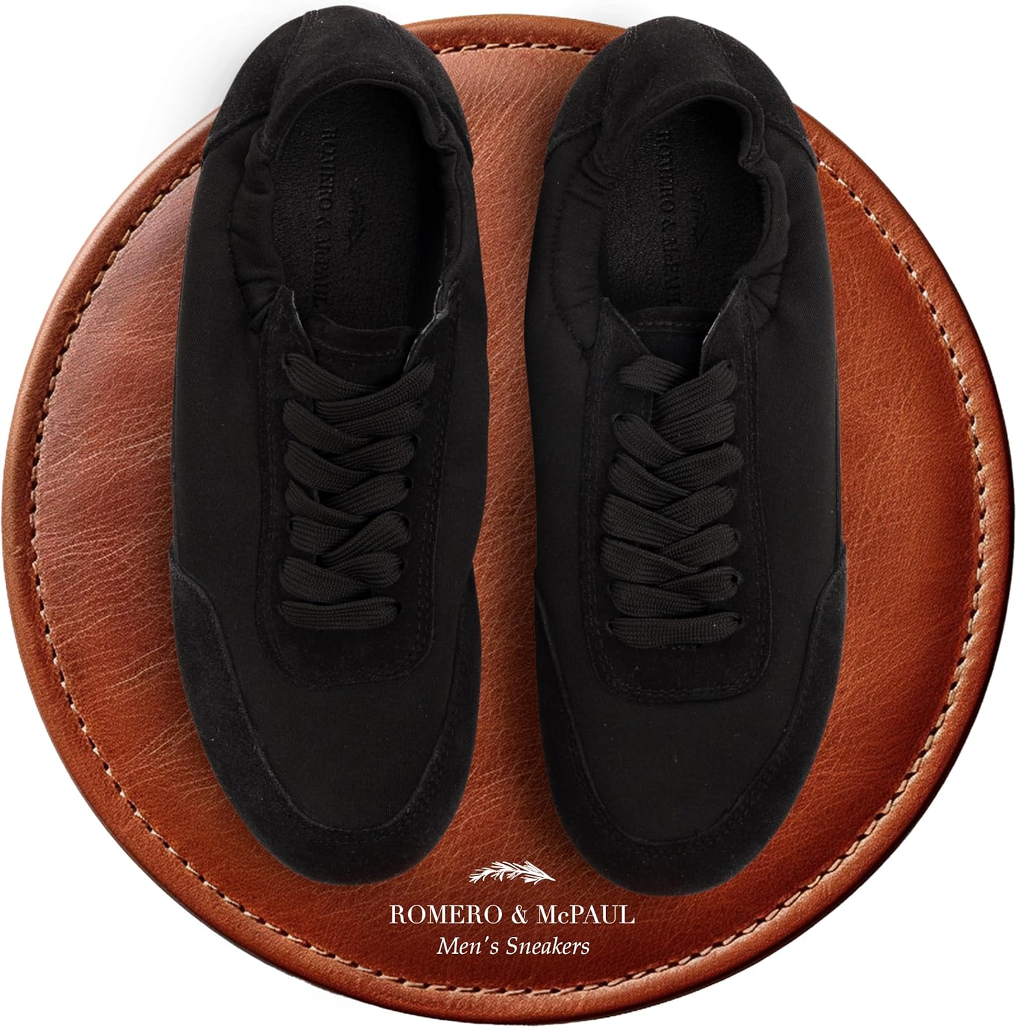 

Мужские кроссовки Romero McPaul, Плоская минималистичная модель Kyoto, Легкие и удобные для повседневной носки Romero & Mcpaul, черный