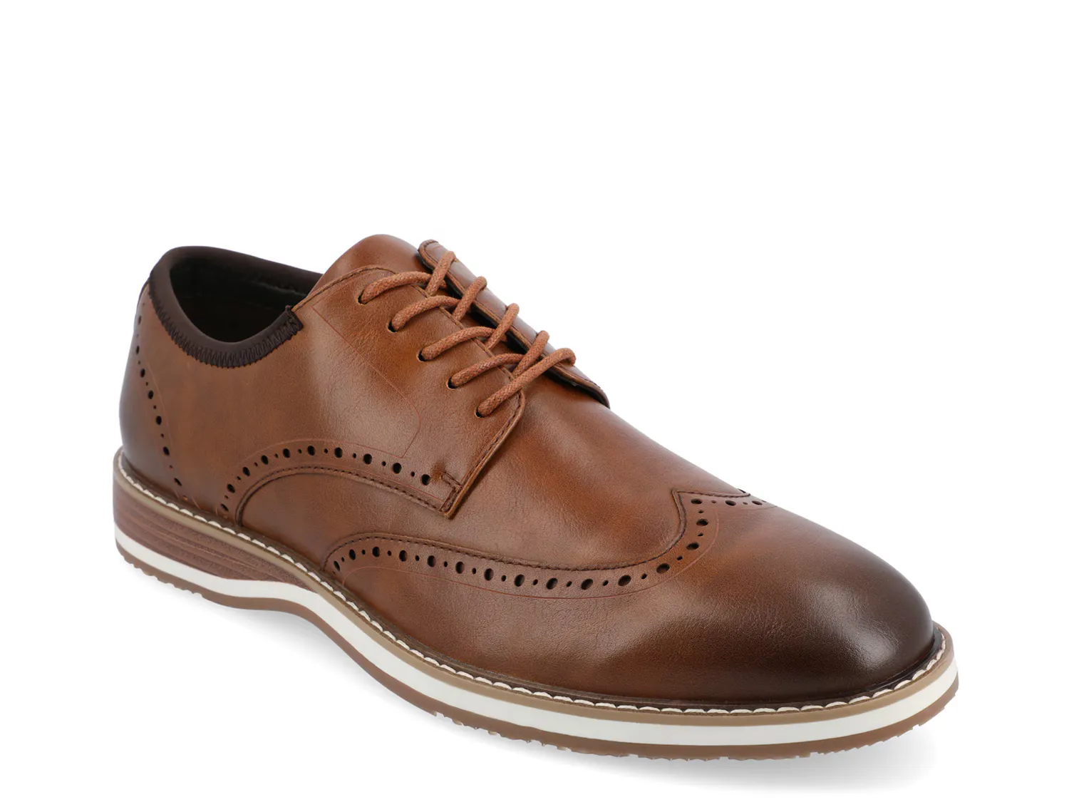 

Оксфорды Ozzy Wingtip Oxford Vance Co., цвет cognac