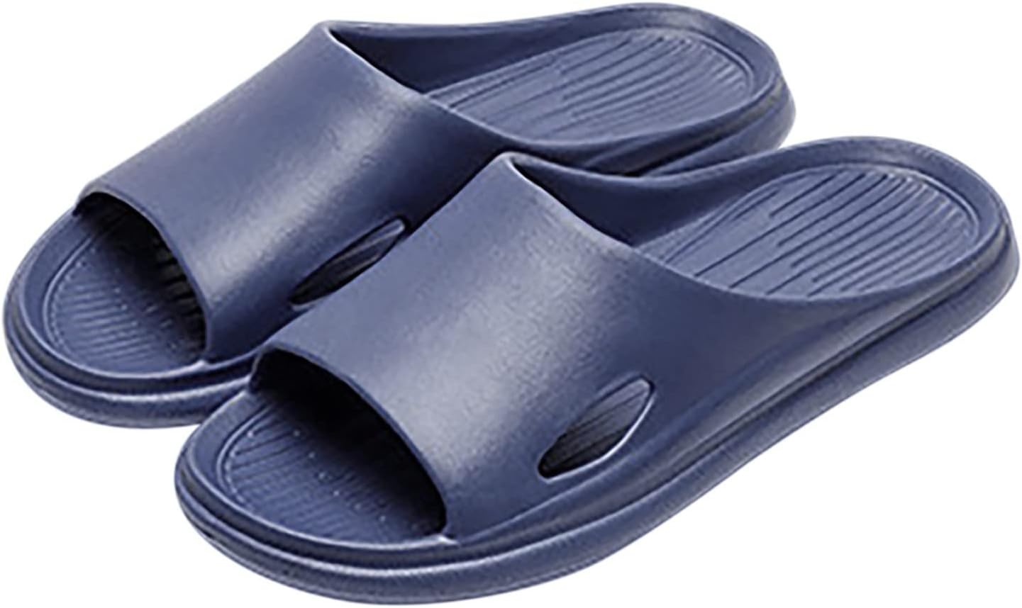 

Мужские тапочки Cloud Slippers: легкие тапочки для душа, нескользящая обувь для ванной, удобные тапочки-подушечки для дома и улицы Generic, темно-синий