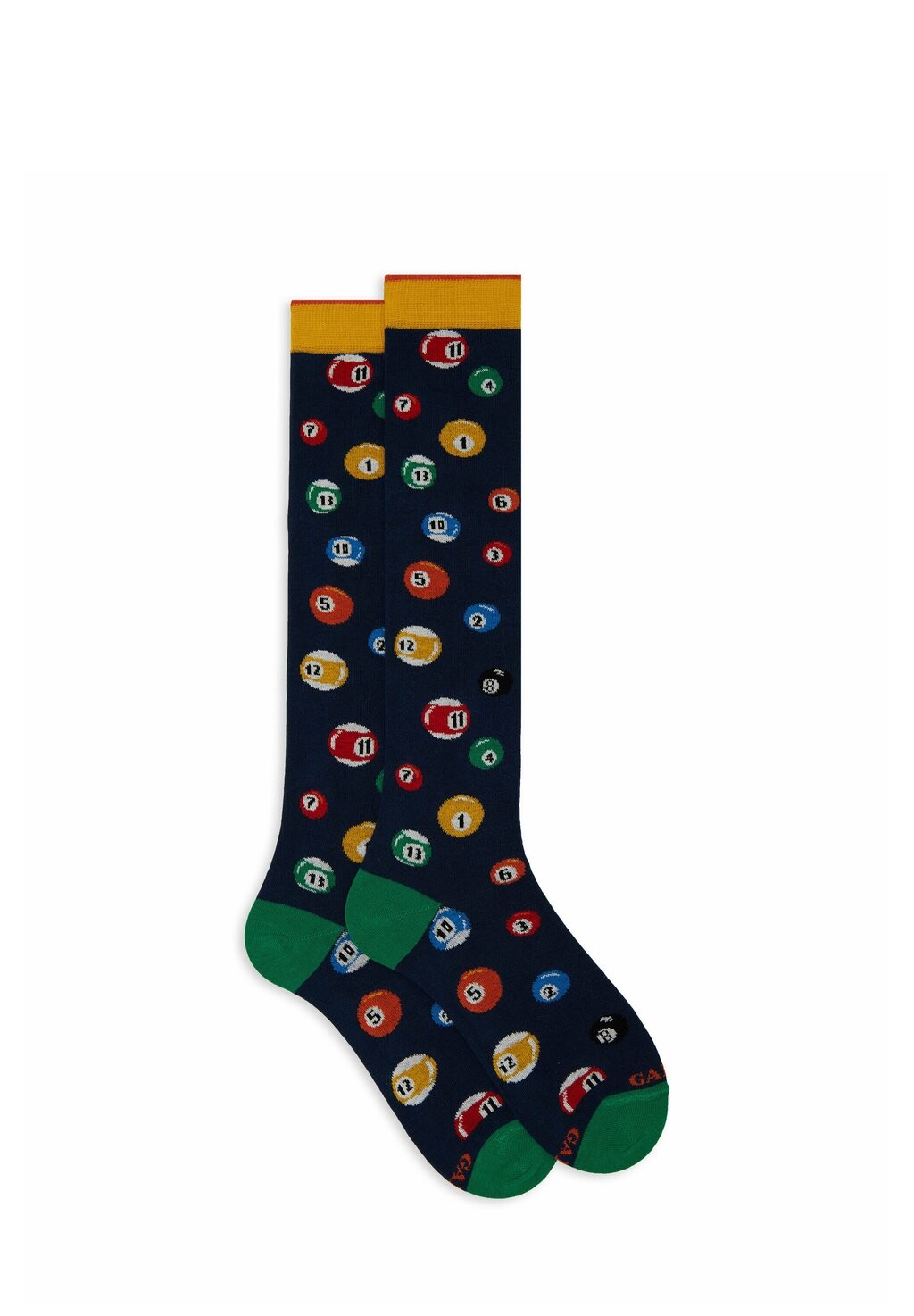

Носки выше колена WITH POOL-BALL MOTIF Gallo, синий
