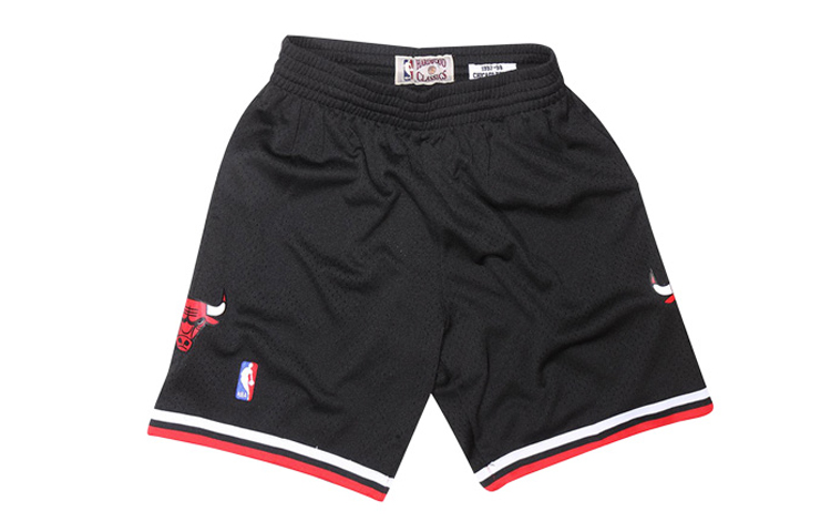 

Mitchell Ness Баскетбольные шорты Mitchell & Ness, мужские, черные