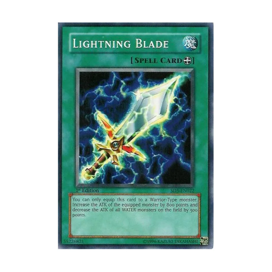 

CCG Клинок молнии (Обычный), Yu-Gi-Oh - Structure Deck - Warrior's Triumph - Singles