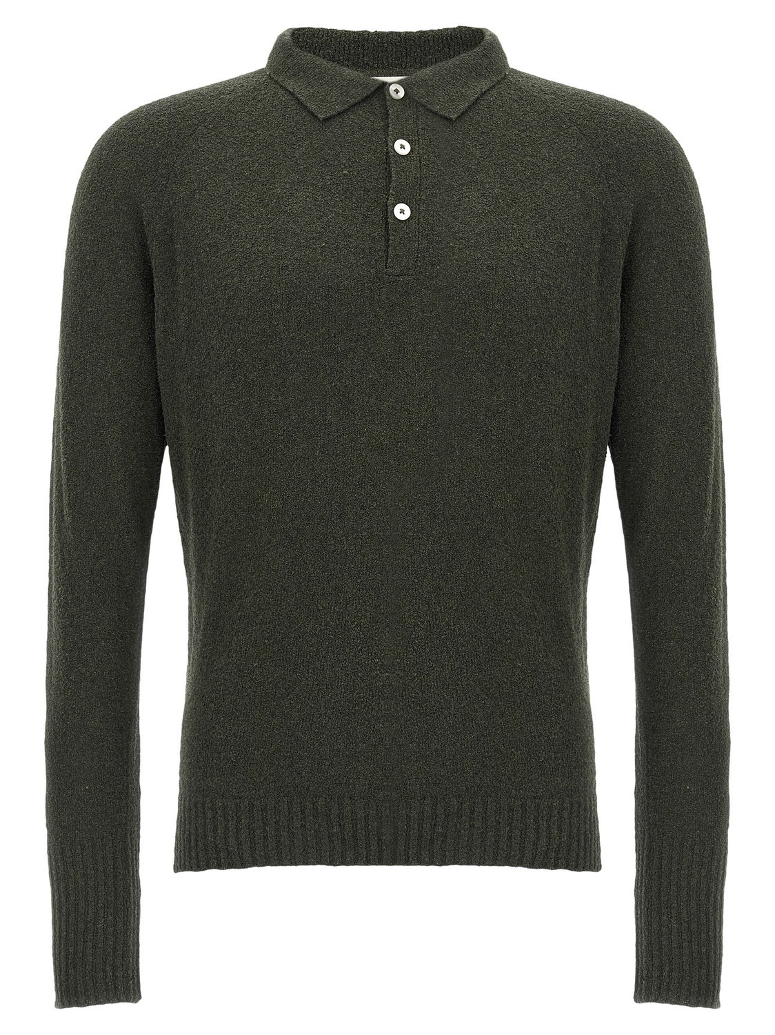 

Поло из хлопка букле Ma'ry'ya, зеленый