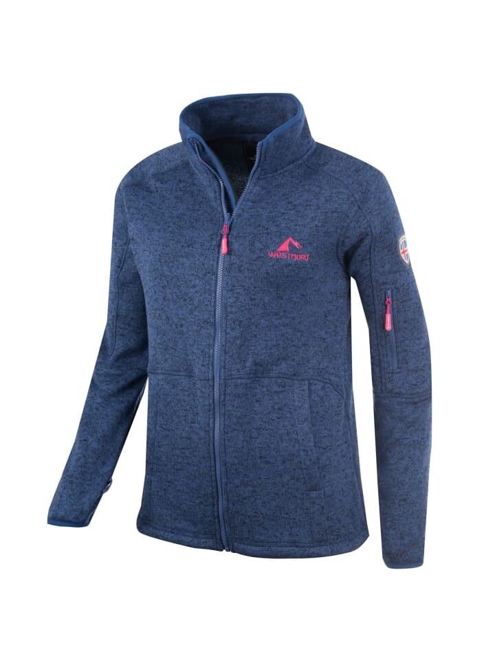 

Флисовая куртка Westfjord Katla, цвет navy/pink