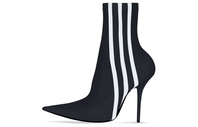 

Ботильоны женские Balenciaga x Adidas Knife, черный / белый
