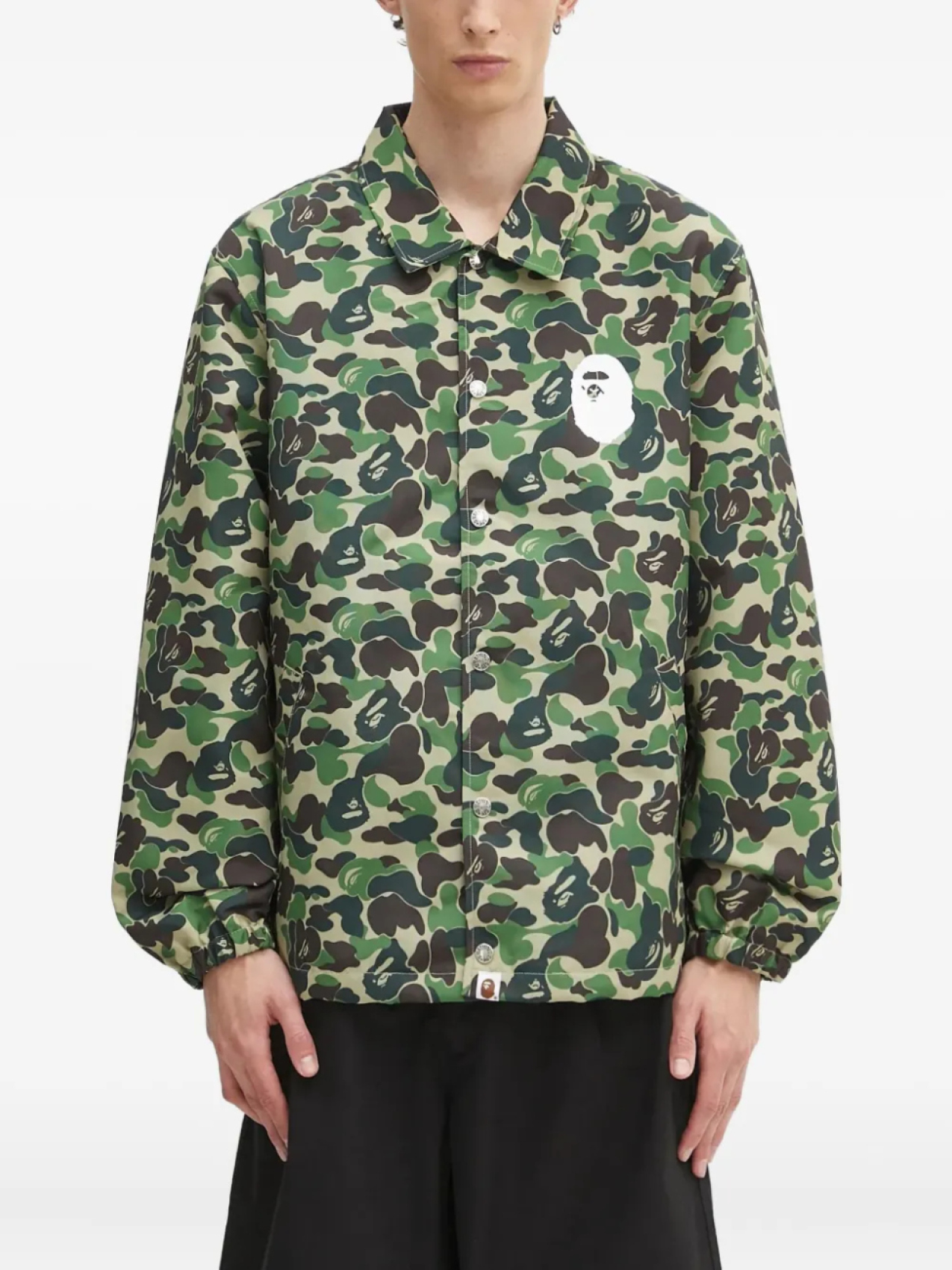 

Куртка с камуфляжным узором BATHING APE ABC A Bathing Ape, зеленый