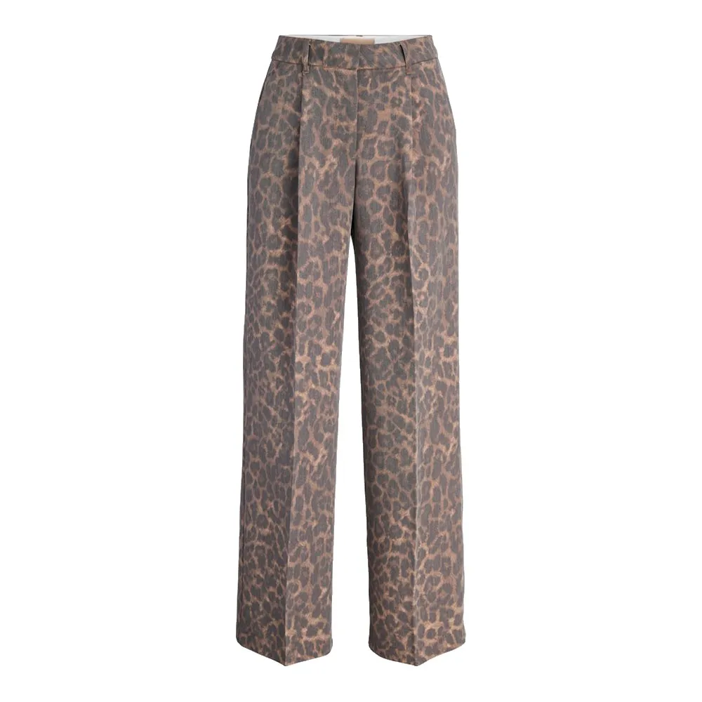 

Брюки Jack & Jones Ellis Wide High Waist JJXX dress, коричневый