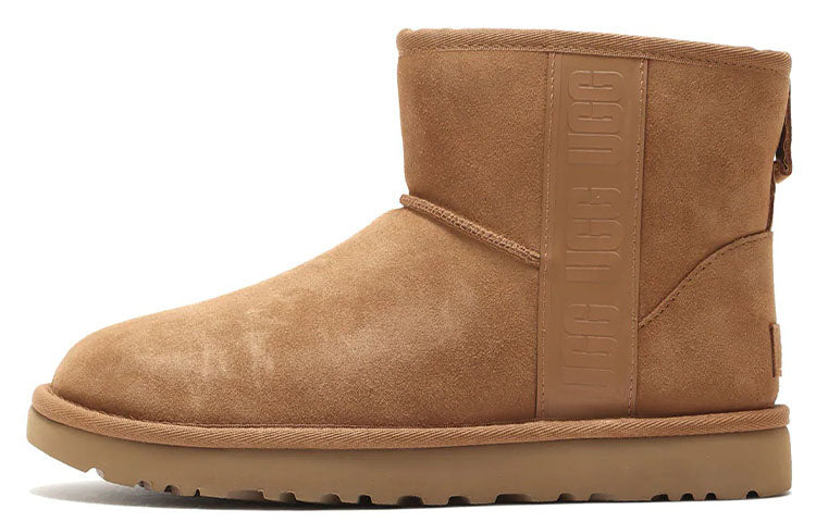 Ботинки зимние UGG WMNS Logo, коричневый
