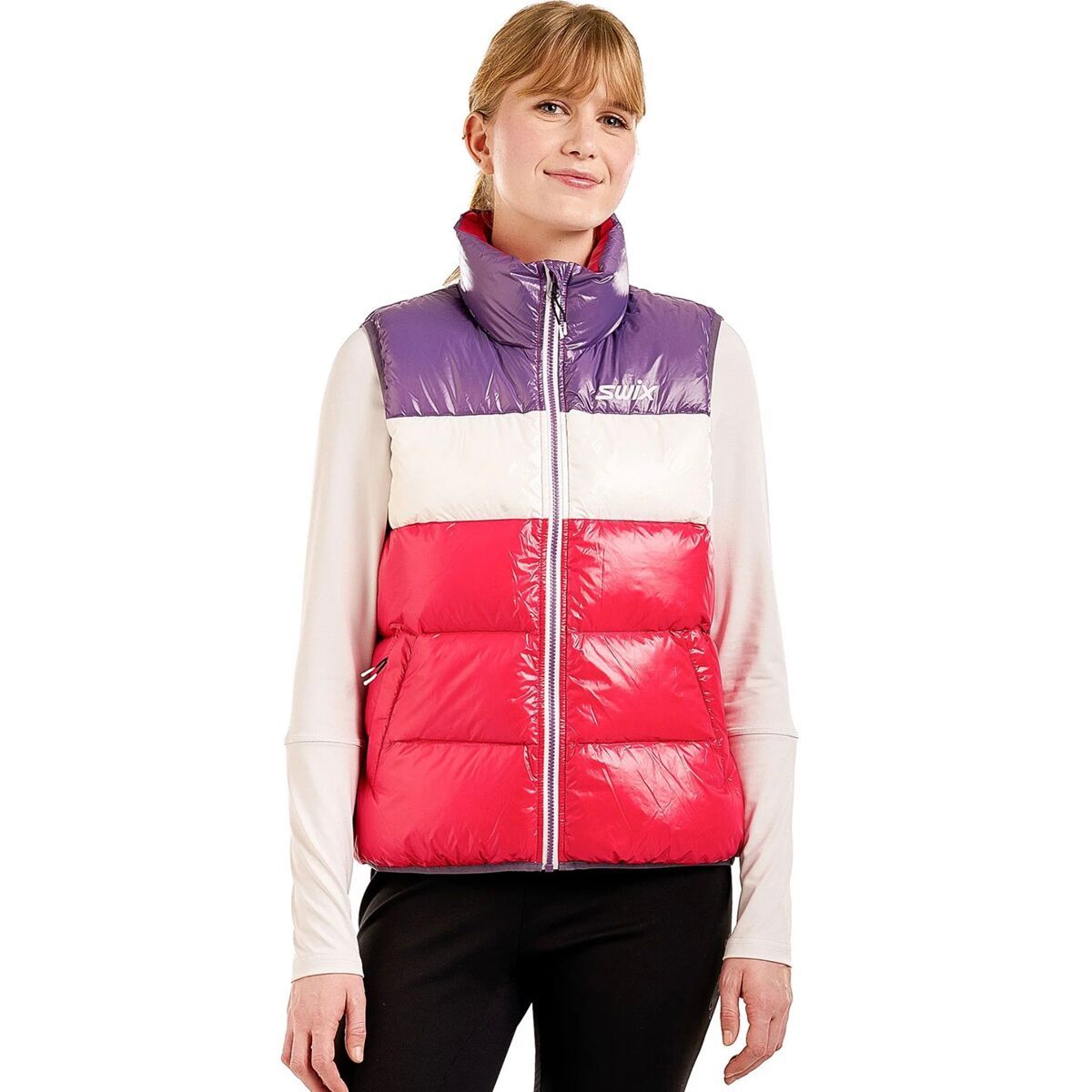 

Легкий пуховый жилет Nordland Swix, цвет cerise