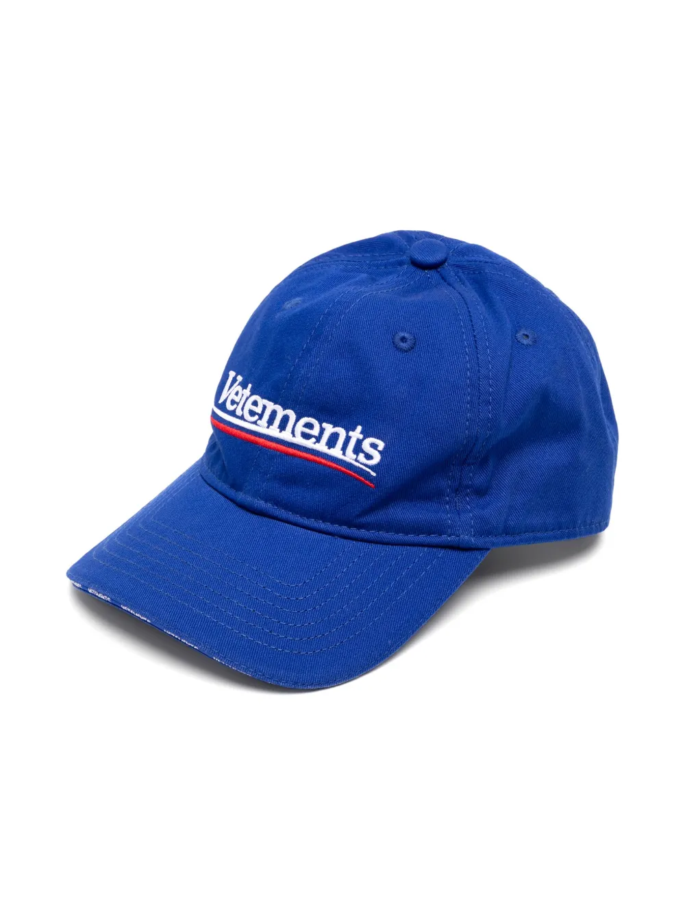

Бейсболка с вышитым логотипом Vetements Kids, синий