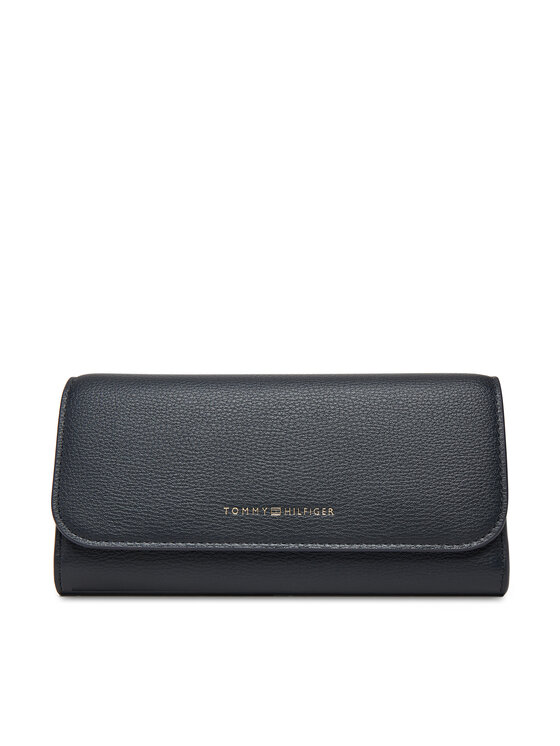 

Большой женский кошелек Th Flag Lrg Flap AW0AW17734 Tommy Hilfiger, синий