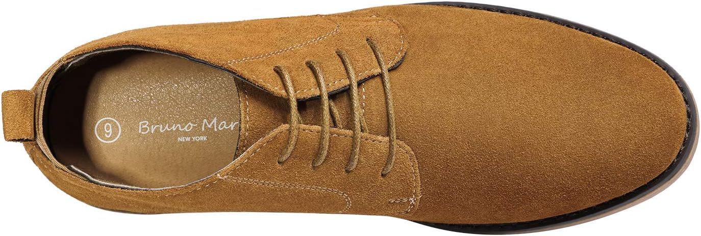 Мужские классические повседневные ботинки Чака 2.0 от Bruno Marc, Chukka-camel — фото 4