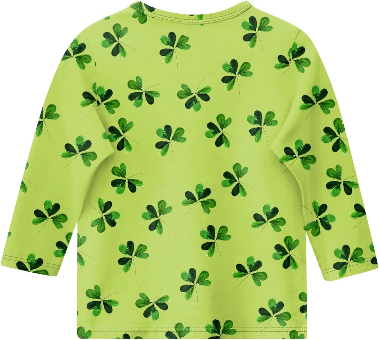 Футболка с принтом St. Patrick's Day, Oversized, Generic, fluorescent Green — фото 3