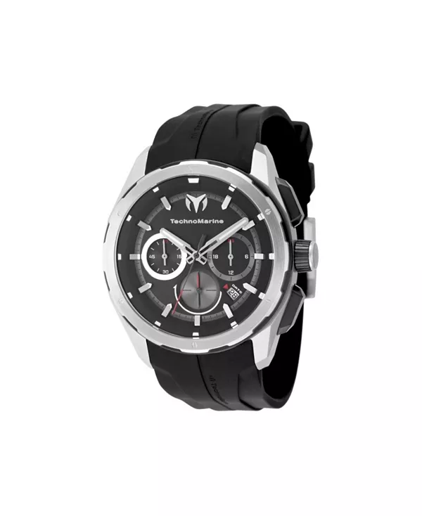 

Мужские кварцевые часы-хронограф tm-318098 Ocean с черным циферблатом Technomarine, black