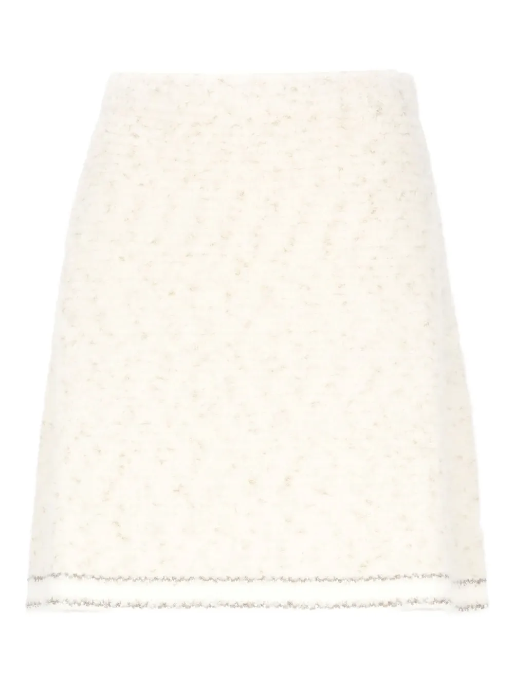 

Мини-юбка с пайетками D.Exterior, белый