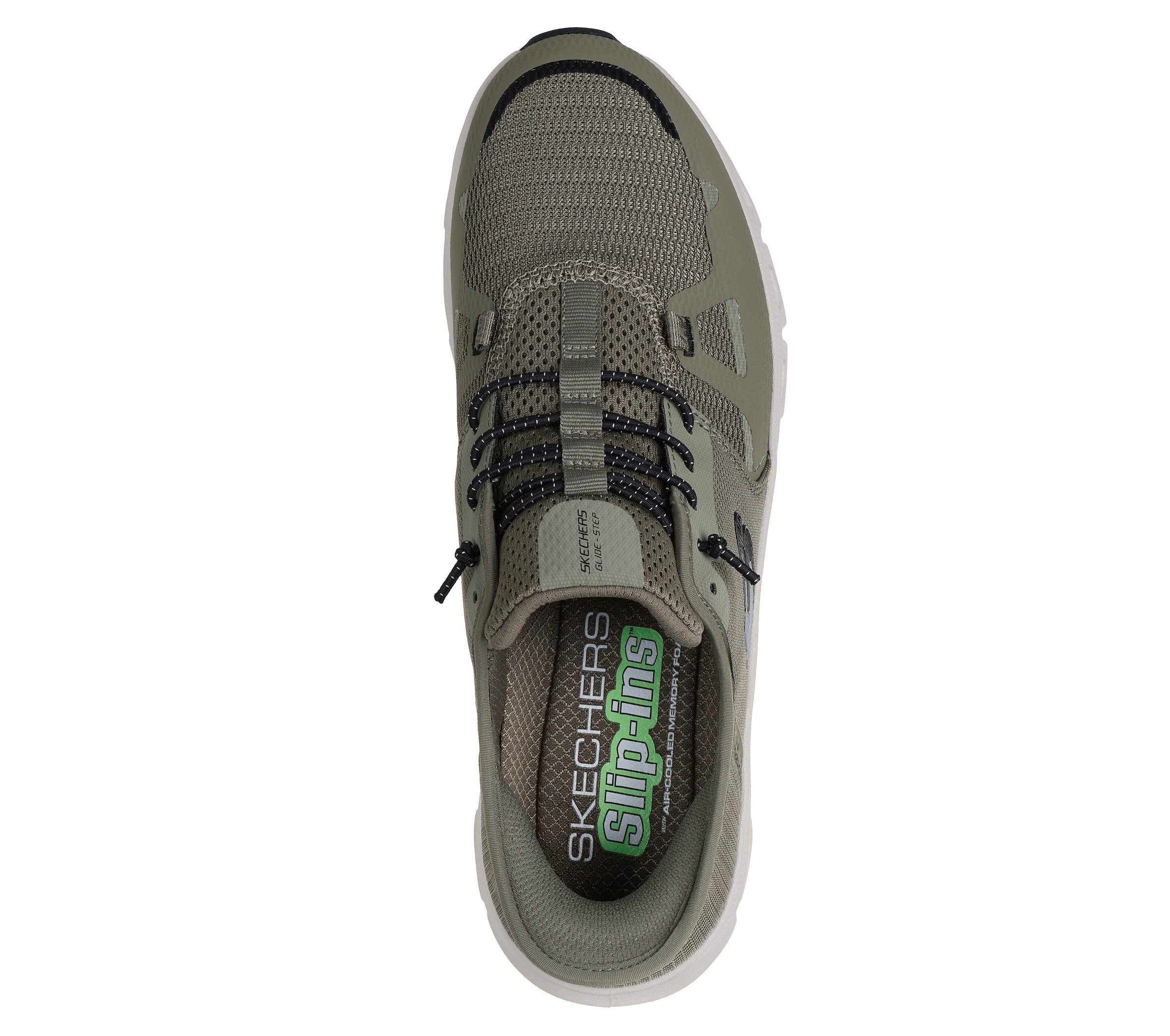 SKECHERS Классические лоферы в цвете Olive — фото 3
