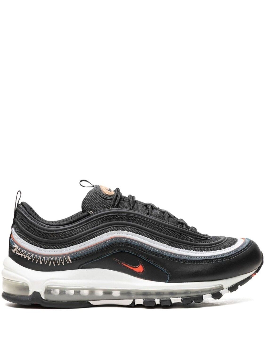 

Кроссовки Air Max 97 'Black/Bright Crimson' Nike, черный