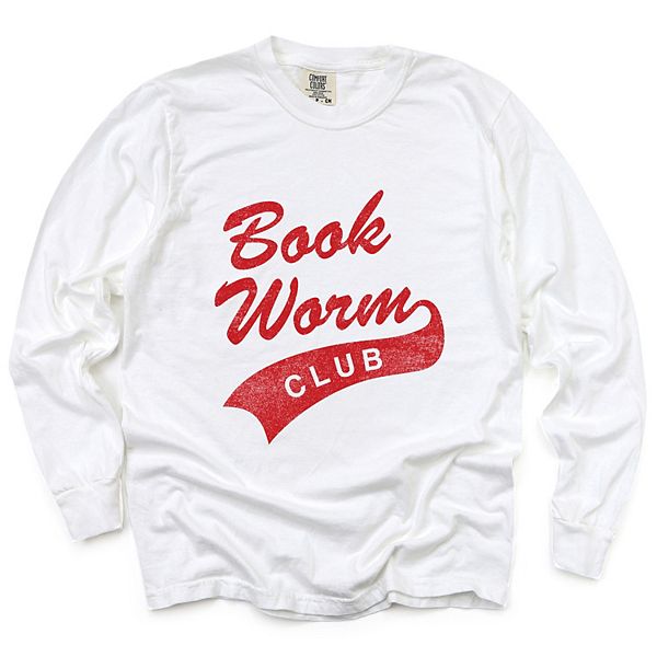 

Футболка с длинным рукавом Book worm club Simply Sage Market, White, Белый, Футболка с длинным рукавом Book worm club Simply Sage Market, White