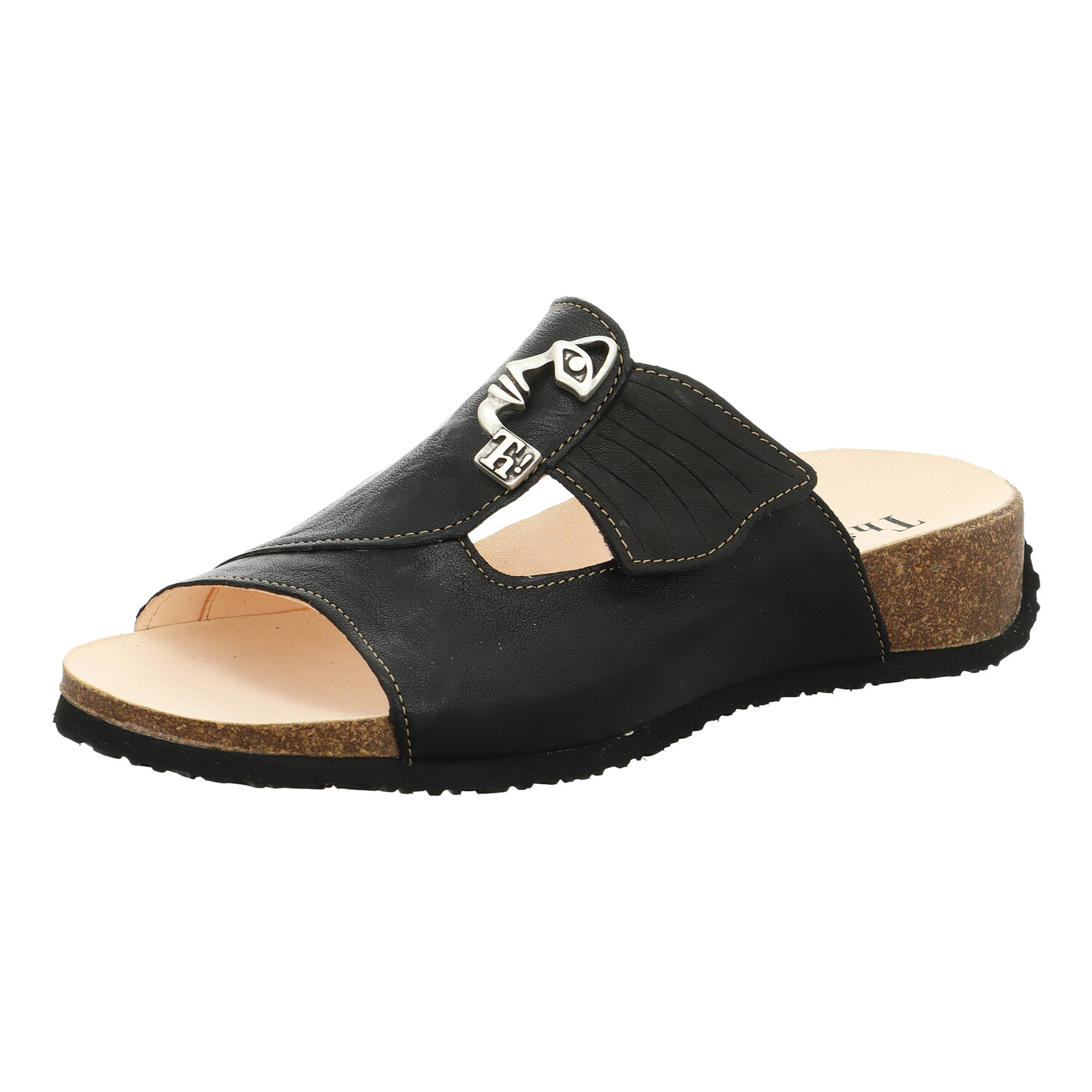 

Мюли Think! Tieffußbett Pantolette MIZZI DAMEN, черный