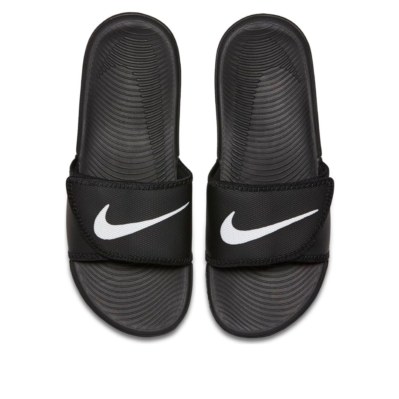 Шлепанцы Nike Kawa 'Black White' — фото 2